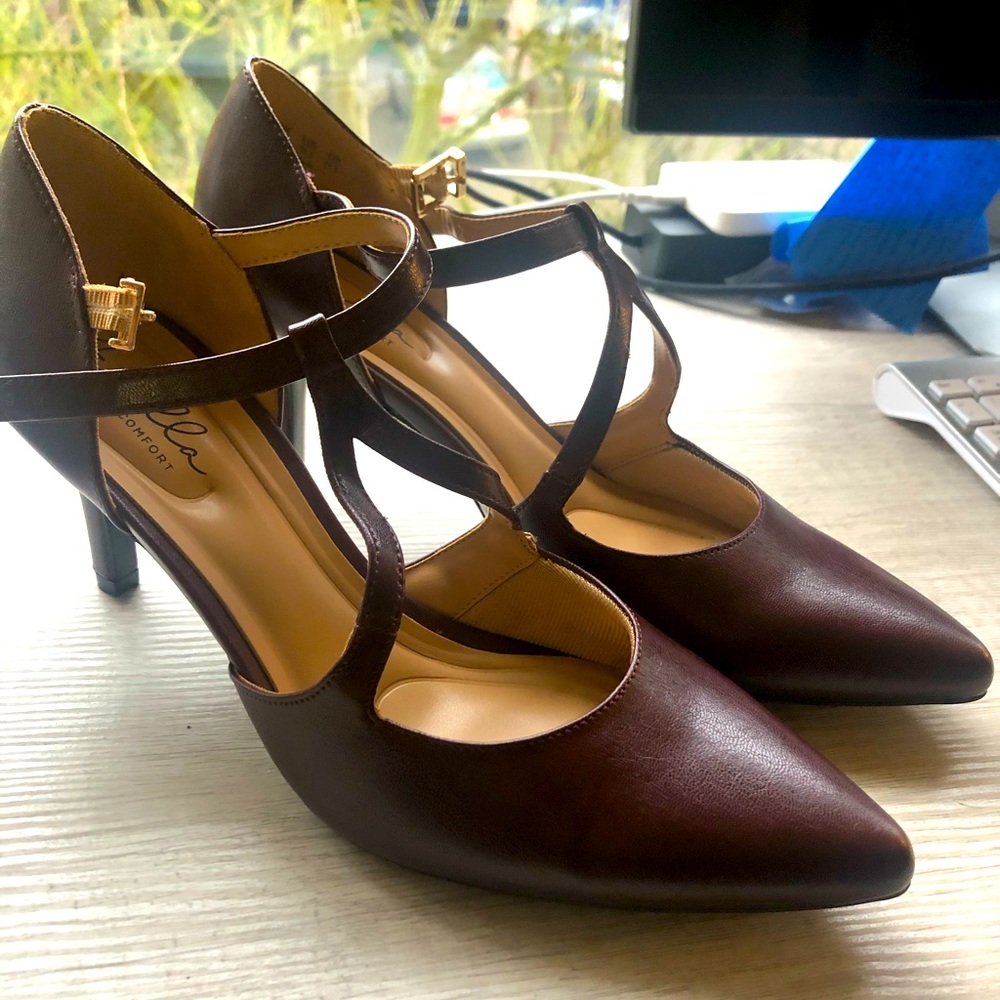 Abella Seneca Pump Burgundy